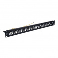 Коммутационная панель STP модульная (наборная), 24 порта, черный