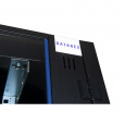 Шкаф напольный, телекоммуникационный 19", 42U 800х1000, двойная передняя дверь стекло, двойная задняя металлическая дверь, серый