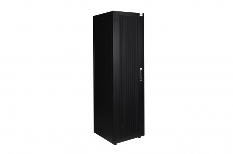 Шкаф напольный, телекоммуникационный 19", 36U 600х600, передняя дверь перфорация, задняя стенка перфорированная, серый