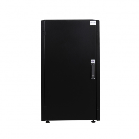 Шкаф напольный, телекоммуникационный 19", 22U 600х800, передняя дверь металл, задняя стенка сплошная, металл, черный