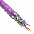 Кабель DATAREX PRO кат.5е, 4 пары F/UTP, жила 0,52, нг(А)-LSLTx, маджента, катушка 305 м