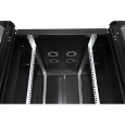 Шкаф напольный, телекоммуникационный 19", 42U 800х1000, двойная передняя дверь перфорация, двойная задняя дверь перфорированная, серый