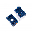 Модуль Keystone кат.5e, UTP, 1xRJ45, T568A/B, без инструм., белый