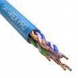 Кабель DATAREX PRO кат.6, 4 пары U/UTP, жила 0,58, нг(А)-HF, синий, коробка 305 м