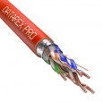 Кабель DATAREX PRO кат.5е, 4 пары F/UTP, жила 0,52, нг(А)-LSLTx, красный, катушка 305 м