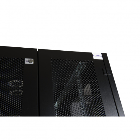 Шкаф напольный, телекоммуникационный 19", 42U 800х1000, двойная передняя дверь перфорация, двойная задняя дверь перфорированная, серый