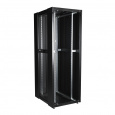 Шкаф напольный, телекоммуникационный 19", 42U 800х1000, двойная передняя дверь перфорация, двойная задняя дверь перфорированная, серый