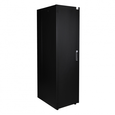Шкаф напольный, телекоммуникационный 19", 22U 600х800, передняя дверь металл, задняя стенка сплошная, металл, серый