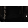 Шкаф 19" телекоммуникационный настенный, 4U 280x600х450 мм, дверь стекло, черный