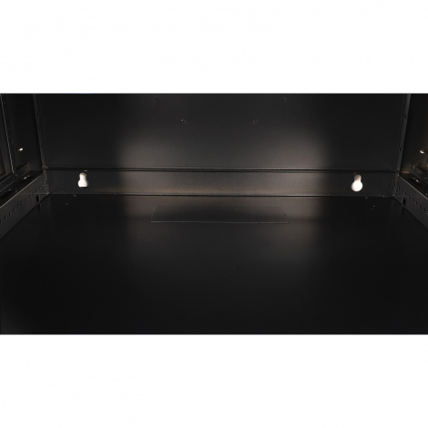 Шкаф 19" телекоммуникационный настенный, 4U 280x600х450 мм, дверь стекло, черный