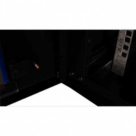 Шкаф 19" телекоммуникационный настенный, 4U 280x600х450 мм, дверь стекло, черный