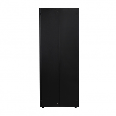 Шкаф напольный, телекоммуникационный 19", 42U 800х800, двойная передняя дверь стекло, двойная задняя металлическая дверь, черный